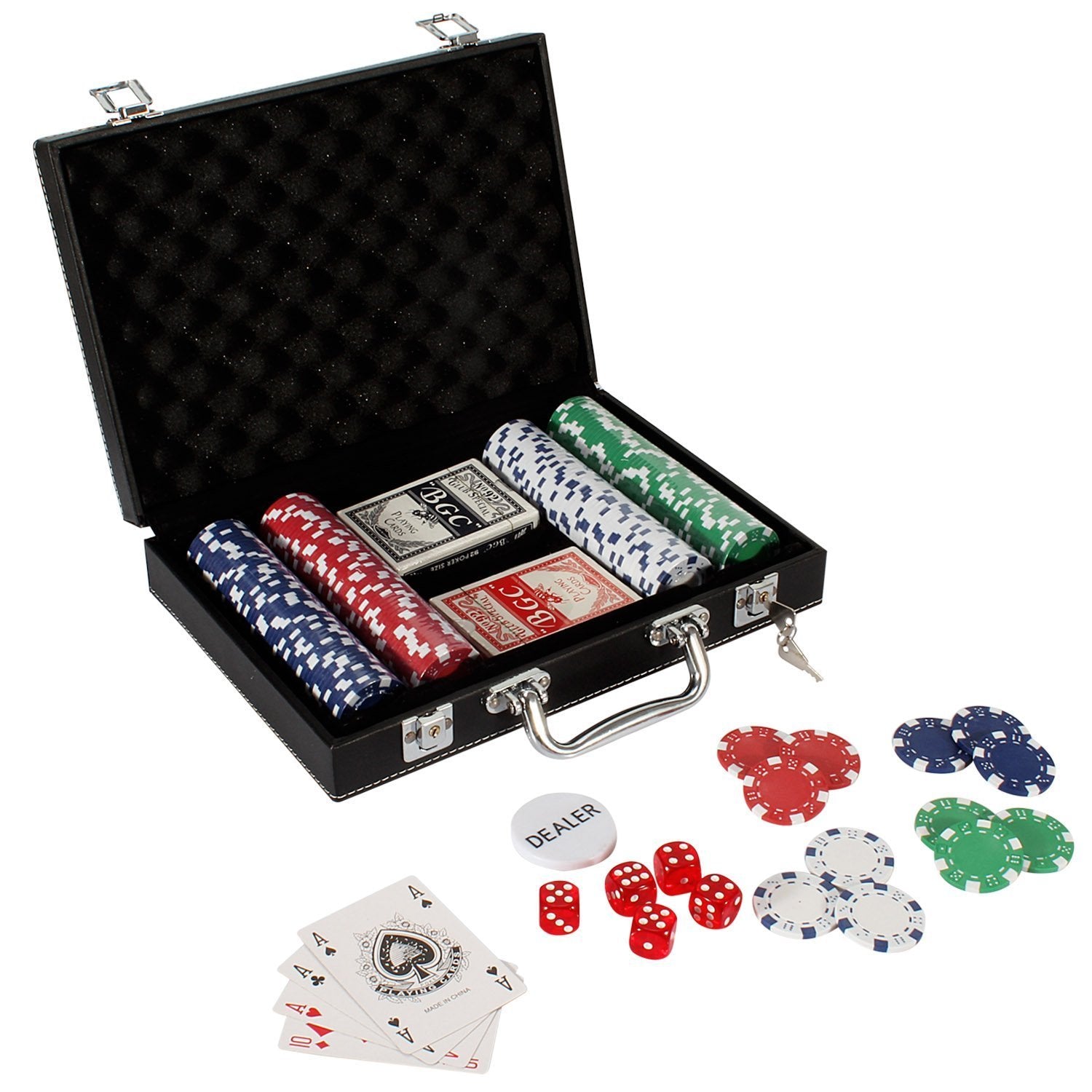 Poker set 200 cipova u metalnom koferu