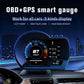 Head Up Displej za auto OBD2+GPS sa alarmom za prekoračenje brzine P6