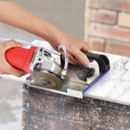 Postolje za ugaonu brusilicu za sečenje pločica pod uglom 45°