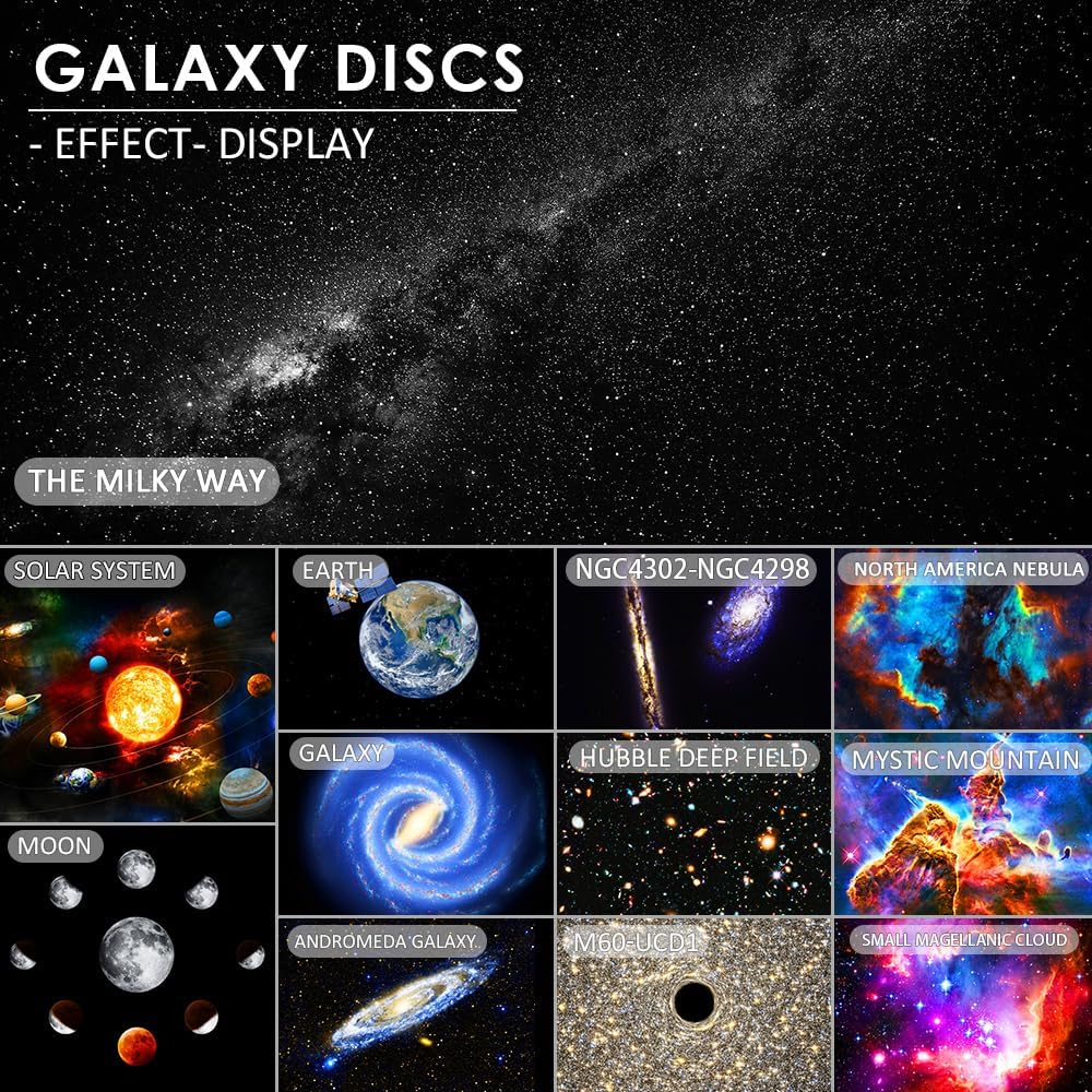 Galaxy Projektor Zvezdanog Neba – Planetarijum sa 12 Diskova