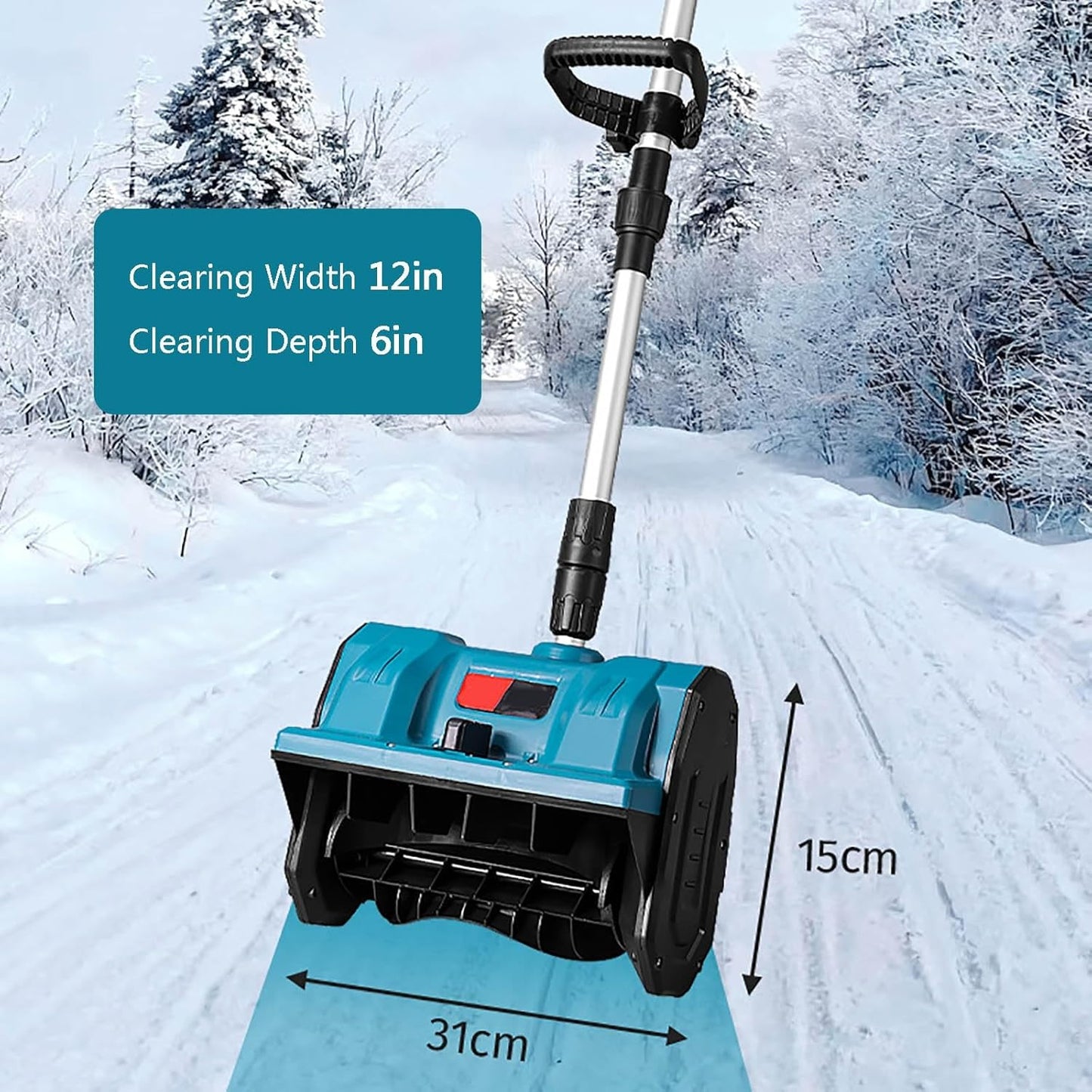 Akumulatorski čistač snega