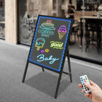 LED Svetleća Tabla za Pisanje 60x80 cm – RGB Reklamna Tabla sa Daljinskim Upravljanjem