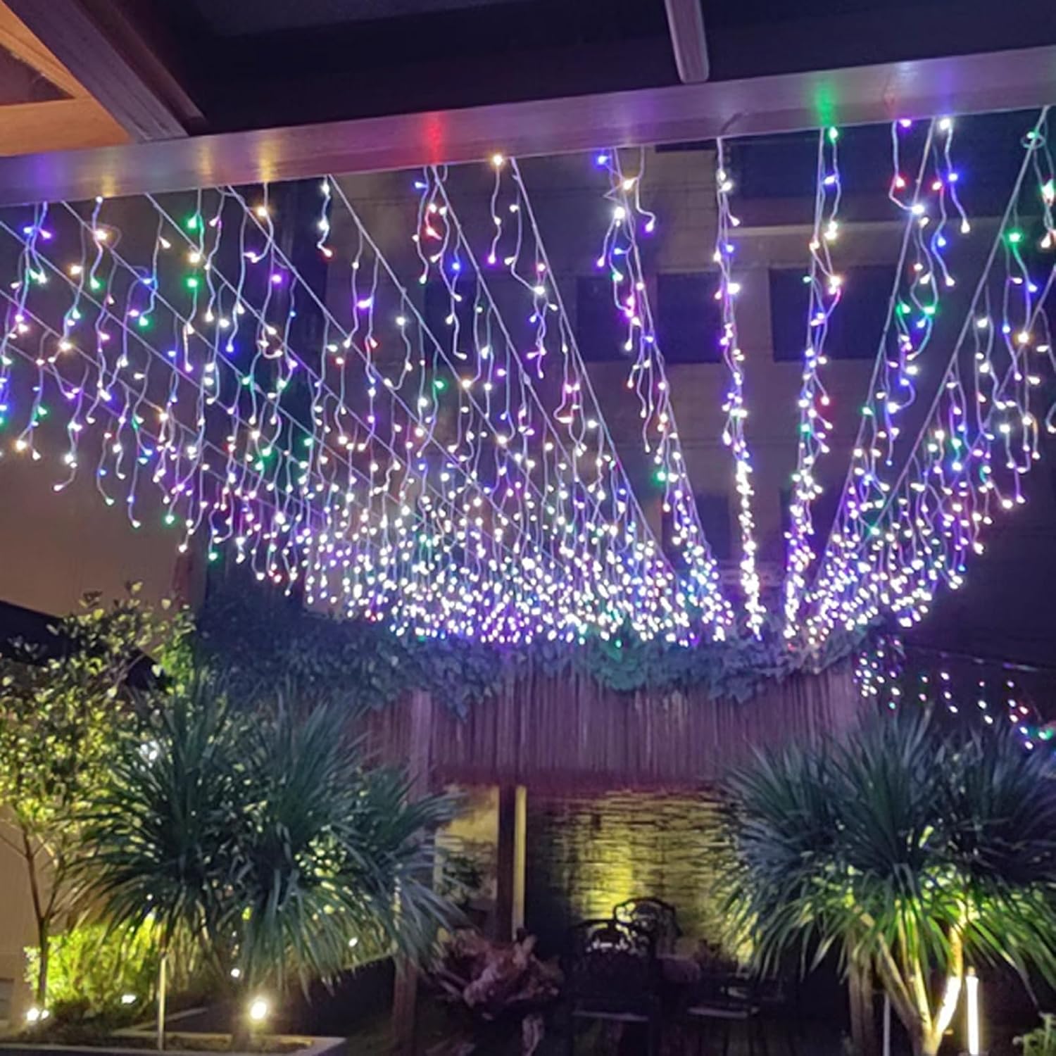 LED zavesa novogodisnja 9 metara RGB sarena