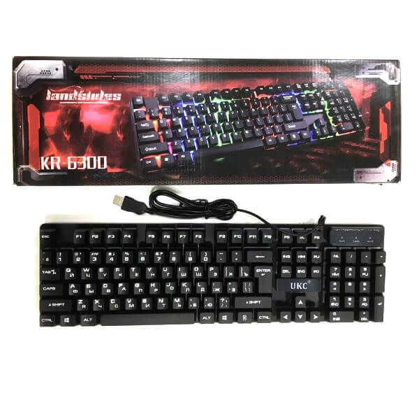 Gejmerska LED tastatura KR-6300