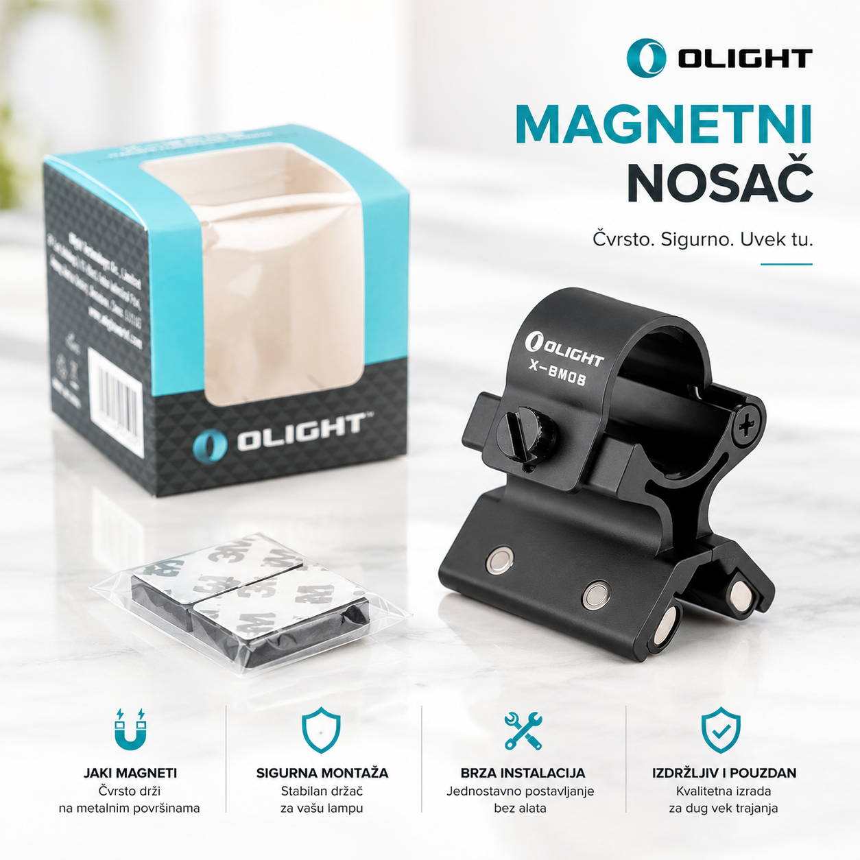 Magnetni nosač lampe za pušku Olight