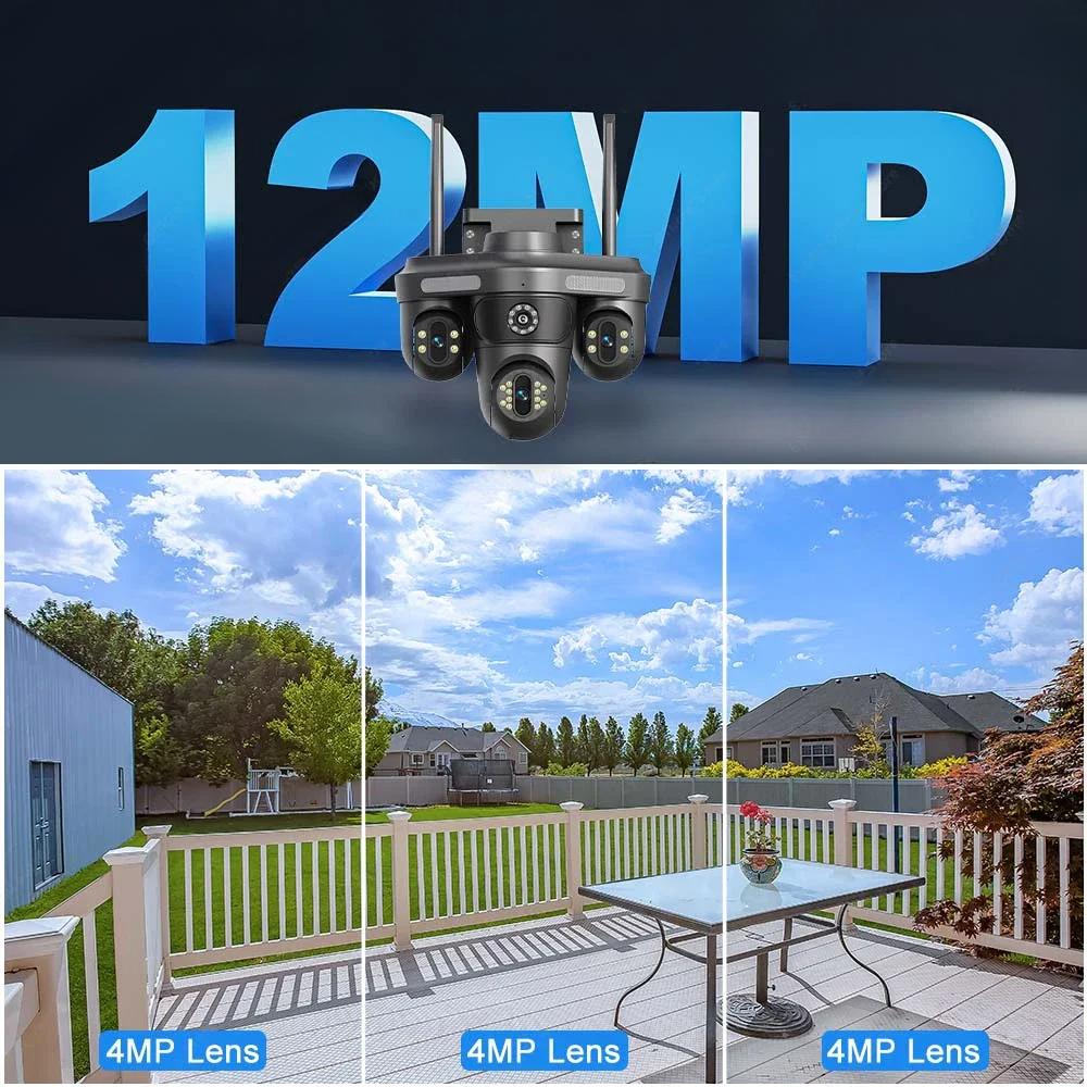 IP Wifi Kamera sa Tri Sočiva i 12MP Rezolucijom
