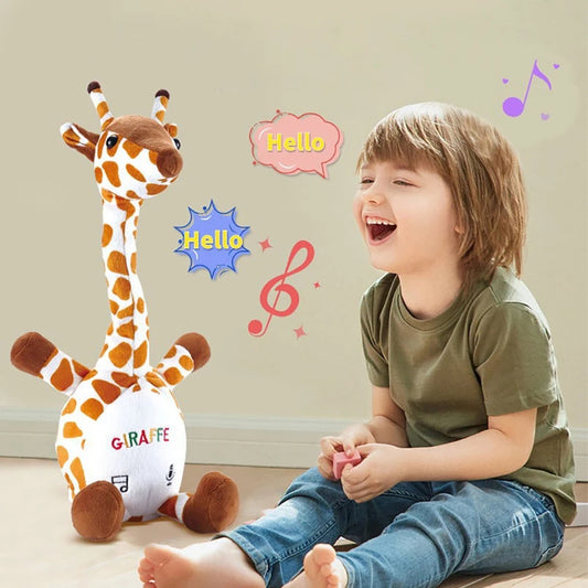 Žirafa plišana igračka koja igra i peva