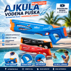Ajkula Električna Vodena Puška – Automatski Vodeni Pištolj Velikog Dometa za Bazen, Plažu i Letnju Zabavu