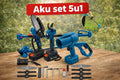 5u1 Aku Baštenski Set – Makaze, Testera, Trimer i Duvač sa Teleskopom