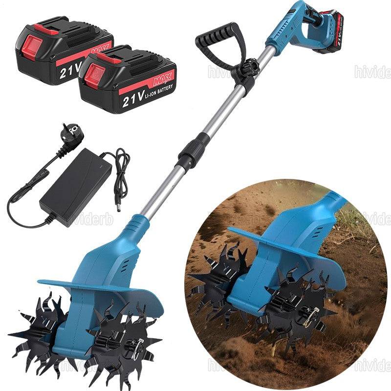 Aku kultivator sa dve baterije