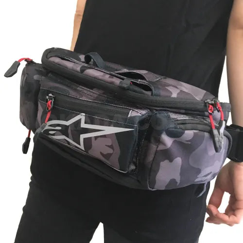 Alpinestars moto torbica oko struka maskirno siva