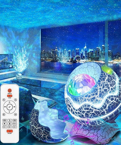 Aurora Lampa Jaje Dinosaurusa Projektor Zvučnik