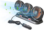 Auto Ventilator 3u1 12V – Trostruki Ventilator za Auto sa 360° Rotacijom | Snažan i Tih Rad
