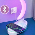 Banana lampa sa bluetooth zvučnikom i bežičnim punjačem 3u1