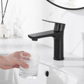 Baterija za lavabo, umivaonik Crna