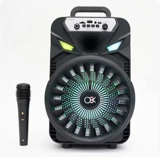 Bluetooth zvucnik karaoke 8 inca sa led svetlom