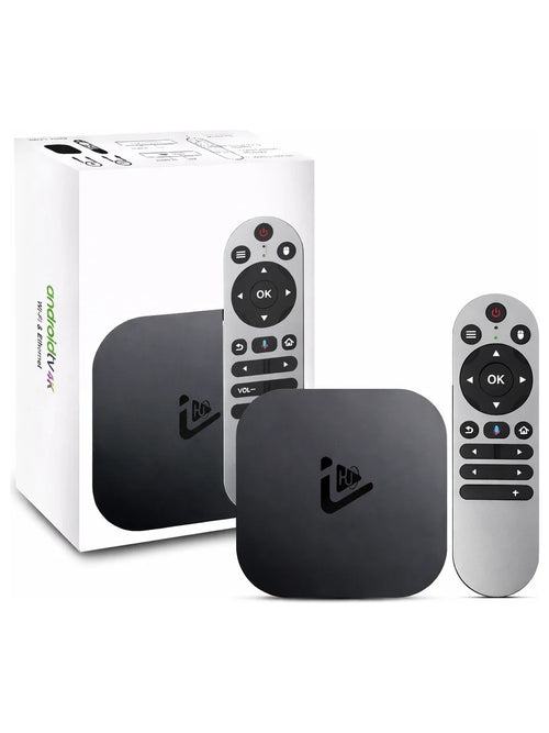 C7 Android TV Box 2GB/16GB – 4K Ultra HD Smart TV Kutija sa Glasovnim Daljinskim Upravljačem, Wi-Fi i IPTV Podrškom