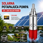 Solarna Potapajuća Pumpa Raketa MUSTANG Mini 12V – Pumpa za Vodu na Solarni Pogon za Bunare, Bašte, Navodnjavanje i Fontane