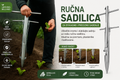 Ručna Sadilica za Rasad – Profesionalni Alat za Preciznu Sadnju Povrća, Cveća i Sadnica od Nerđajućeg Čelika