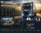 Set 7" HD Monitora i WiFi Bežične Kamere za Kamione, Kombajne i Traktore – Noćni Vid, 12V/24V