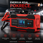 Automatski Punjač za Akumulator 12V 6A – Pametni Punjač za Auto, Motocikl i AGM/GEL Akumulatore