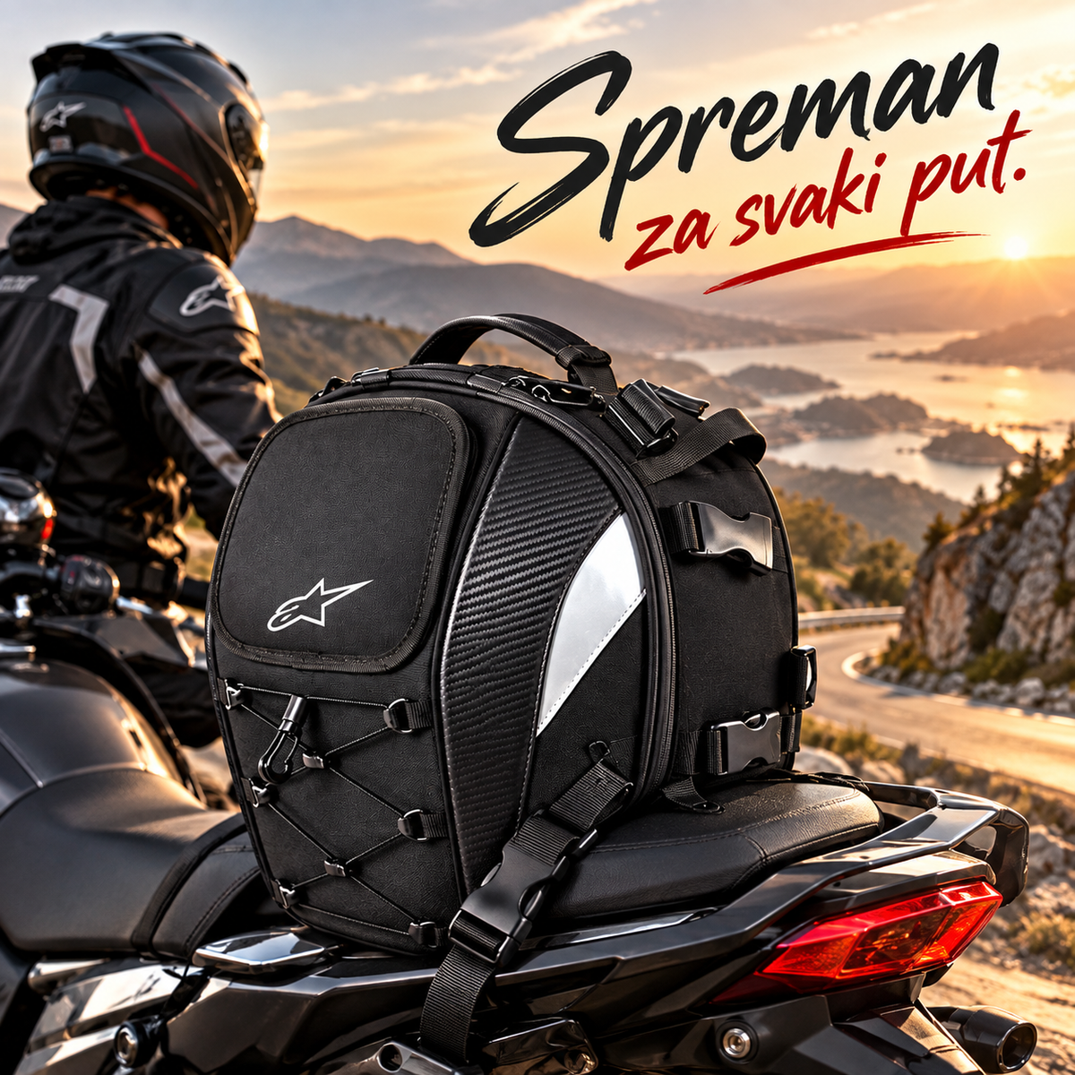 Alpinestars Torba za Zadnje Sedište Motocikla – Moto Torba za Sedište, Praktična i Prostrana