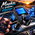 Bluetooth Transmiter A32 – Hands Free MP3 Adapter za Auto