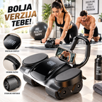 Ab Roller sa Automatskim Povratom – Fitness Sprava za Stomak za Kućni Trening i Jačanje Core-a