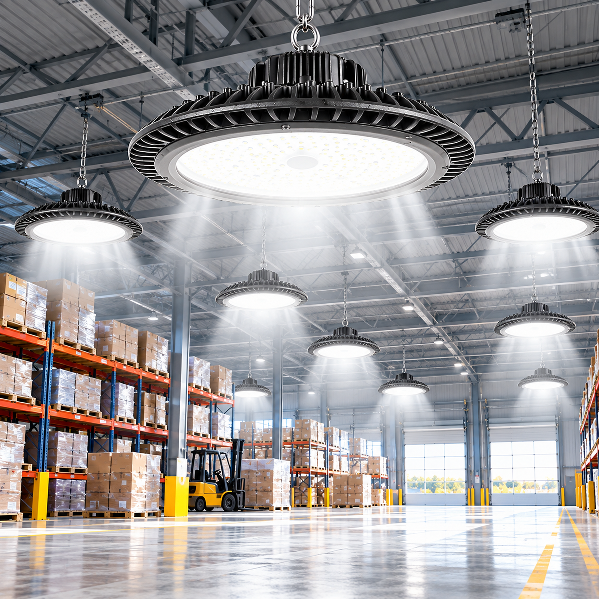 Ultra Jake UFO LED Industrijska Lampa – Profesionalna LED Rasveta za Hale, Magacine, Radionice i Industrijske Prostore | Jako i Štedljivo Osvetljenje