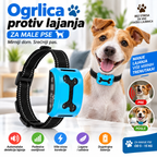 Ogrlica Protiv Lajanja za Male Pse – Automatska Ogrlica za Kontrolu Neželjenog Lajanja i Dresuru Pasa