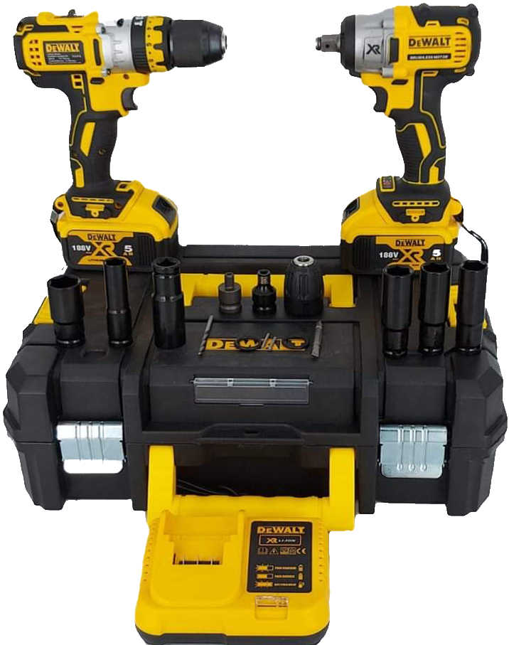DeWalt Aku Brusilica i Aku udarni odvijac Set