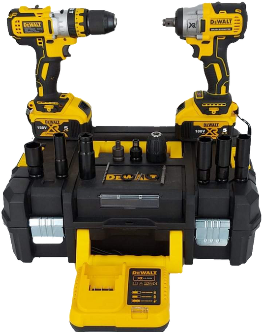 DeWalt Aku Brusilica i Aku udarni odvijac Set