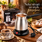 Električna INOX Džezva za Kafu – Aparat za Brzu i Jednostavnu Pripremu Kafe