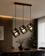 Cube Lux LED Viseći Luster – Ekskluzivni Geometrijski Luster za Moderan Dom, Elegantna Premium Rasveta za Trpezariju i Dnevnu Sobu