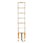 DINGQI Aluminijumske Teleskopske Merdevine 3.2m – Sklopive, Lagane, Nosivost do 150kg
