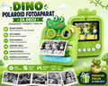 DINO Polaroid Fotoaparat za Decu sa Instant Štampom – Selfi Kamera, Video Snimanje i Igre