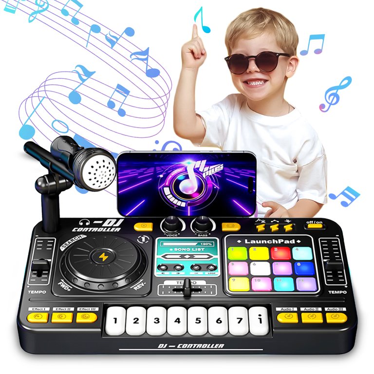 DJ Mikseta za Decu – Muzička Igračka sa Svetlom i Zvukom za Male DJ-eve