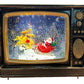 Muzički TV sa deda mrazom i simulacijom snega