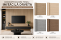 Dekorativni Zidni Paneli Imitacija Drveta – 3D Paneli za Zid | Moderan i Prirodan Izgled Enterij