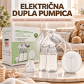 Električna Pumpica za Izmlazavanje Mleka sa 2 Flašice – Praktična Pumpa za Majke