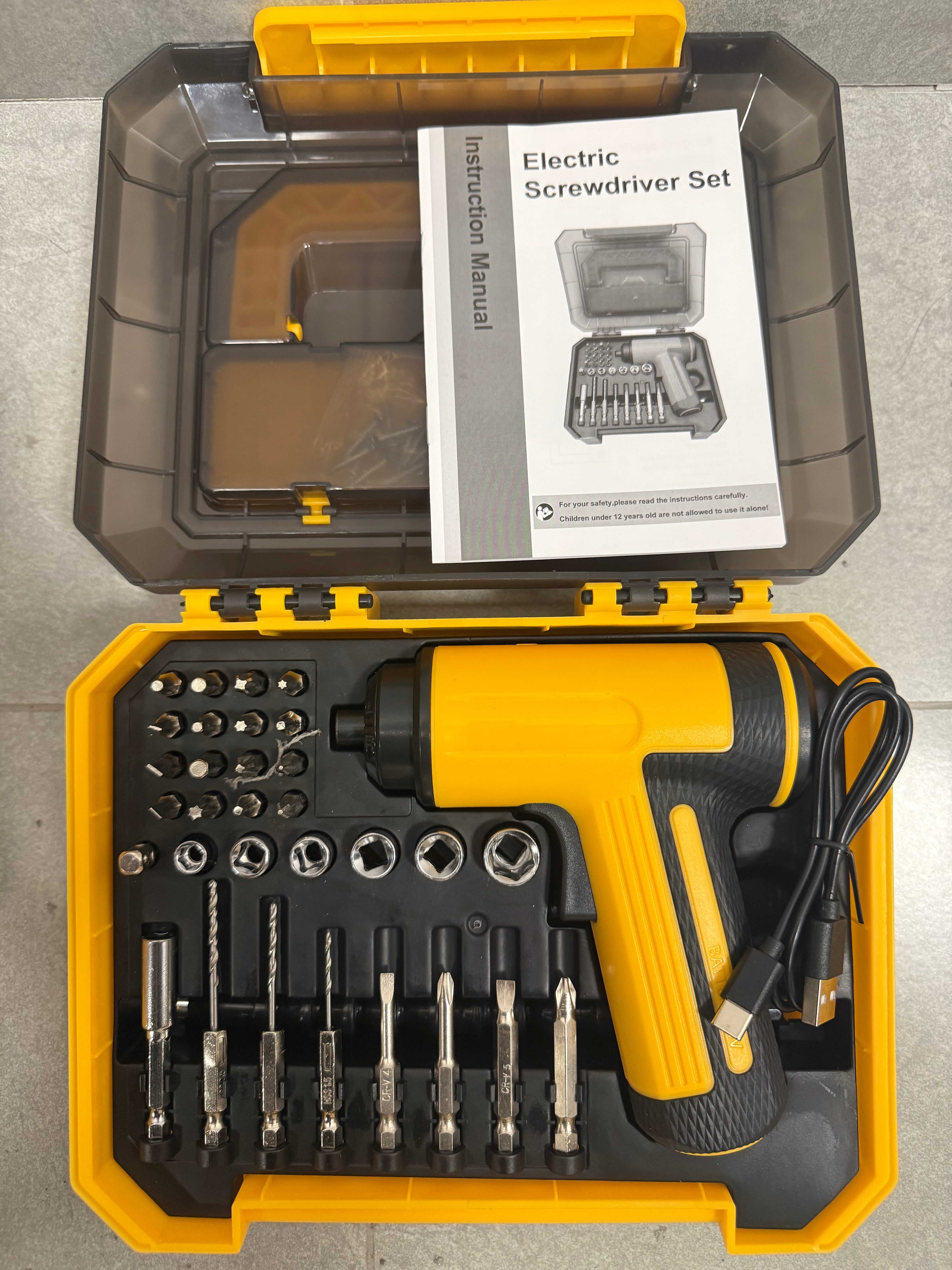 Električni odvijač set 45u1 – Tim Shop