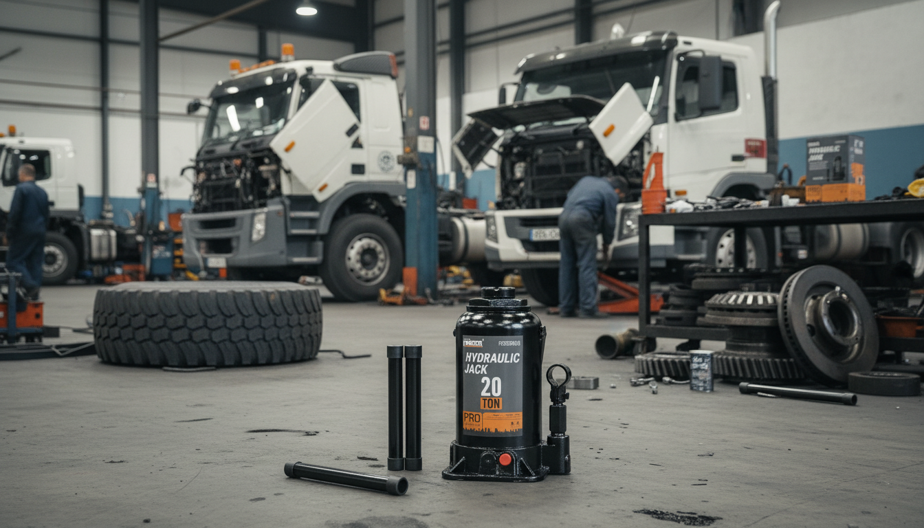 Finder Hidraulična Dizalica 20T – Profesionalna Auto Dizalica za Kamione, Kombije i Automobile