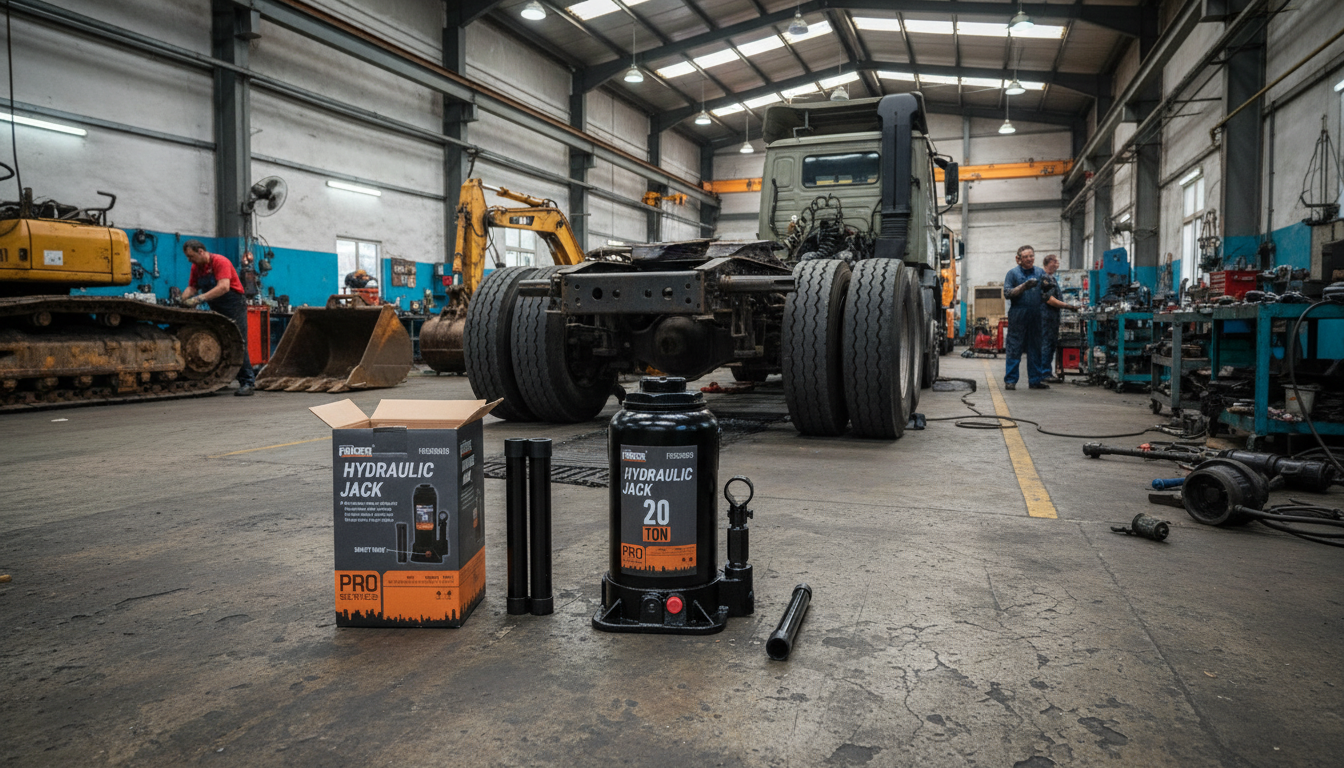 Finder Hidraulična Dizalica 20T – Profesionalna Auto Dizalica za Kamione, Kombije i Automobile