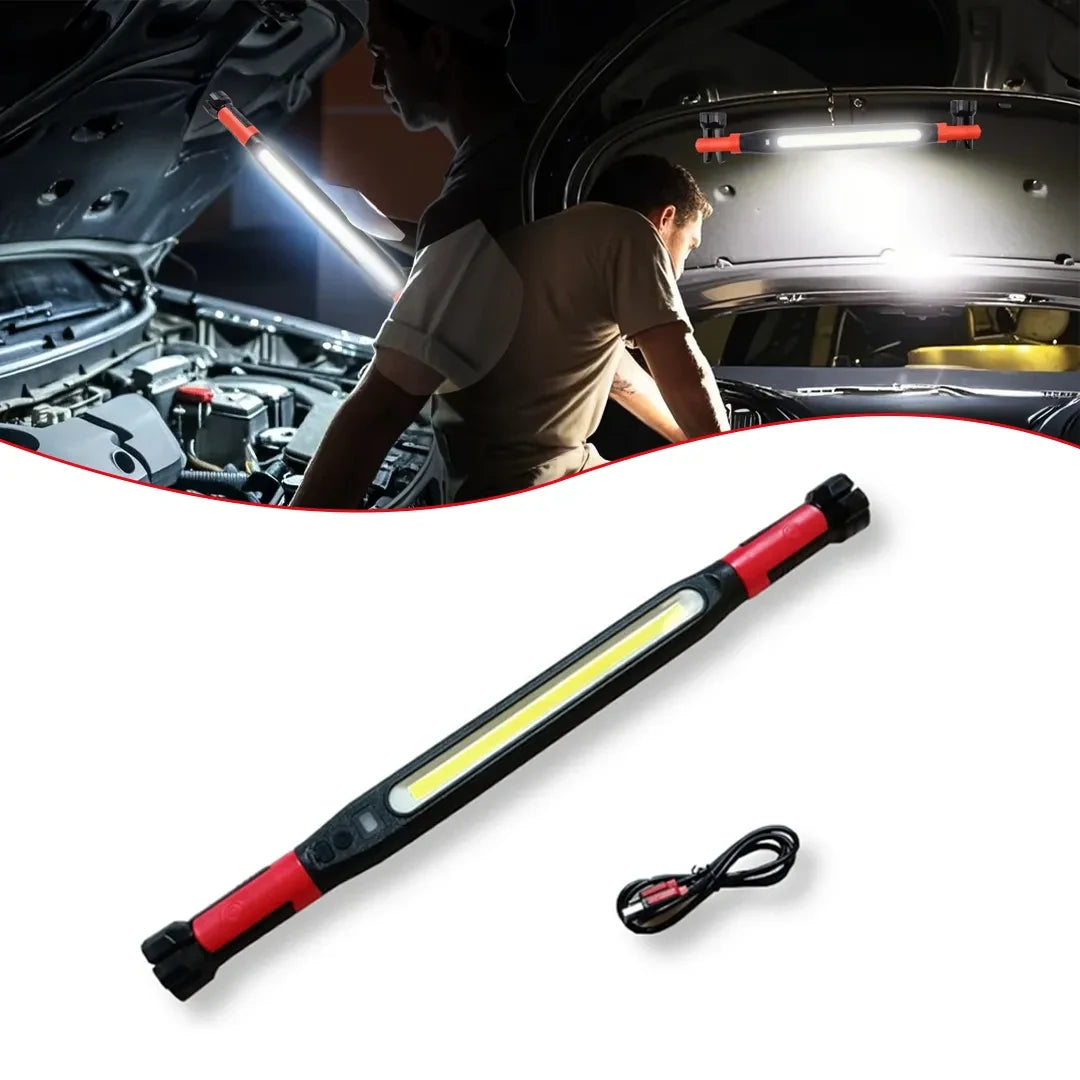 enosna LED Serviserska Lampa – Snažna Radna Lampa sa Baterijom za Auto, Radionicu i Teren