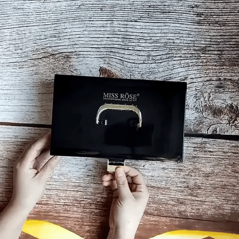 Mini Kofer sa Šminkom i Ogledalom – Prenosna Paleta za Profesionalni Make-up