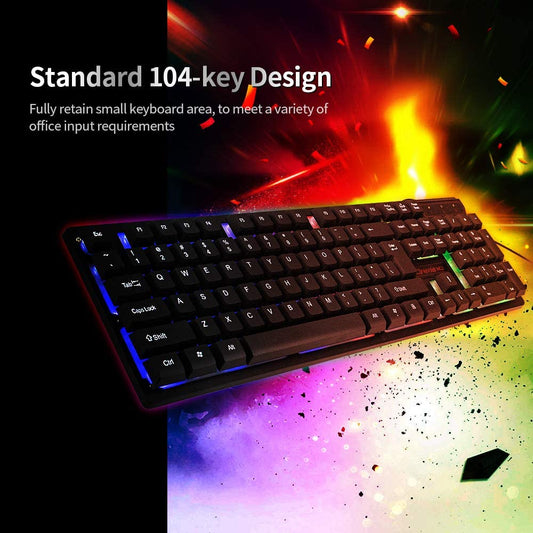 Gejmerska LED tastatura KR-6300