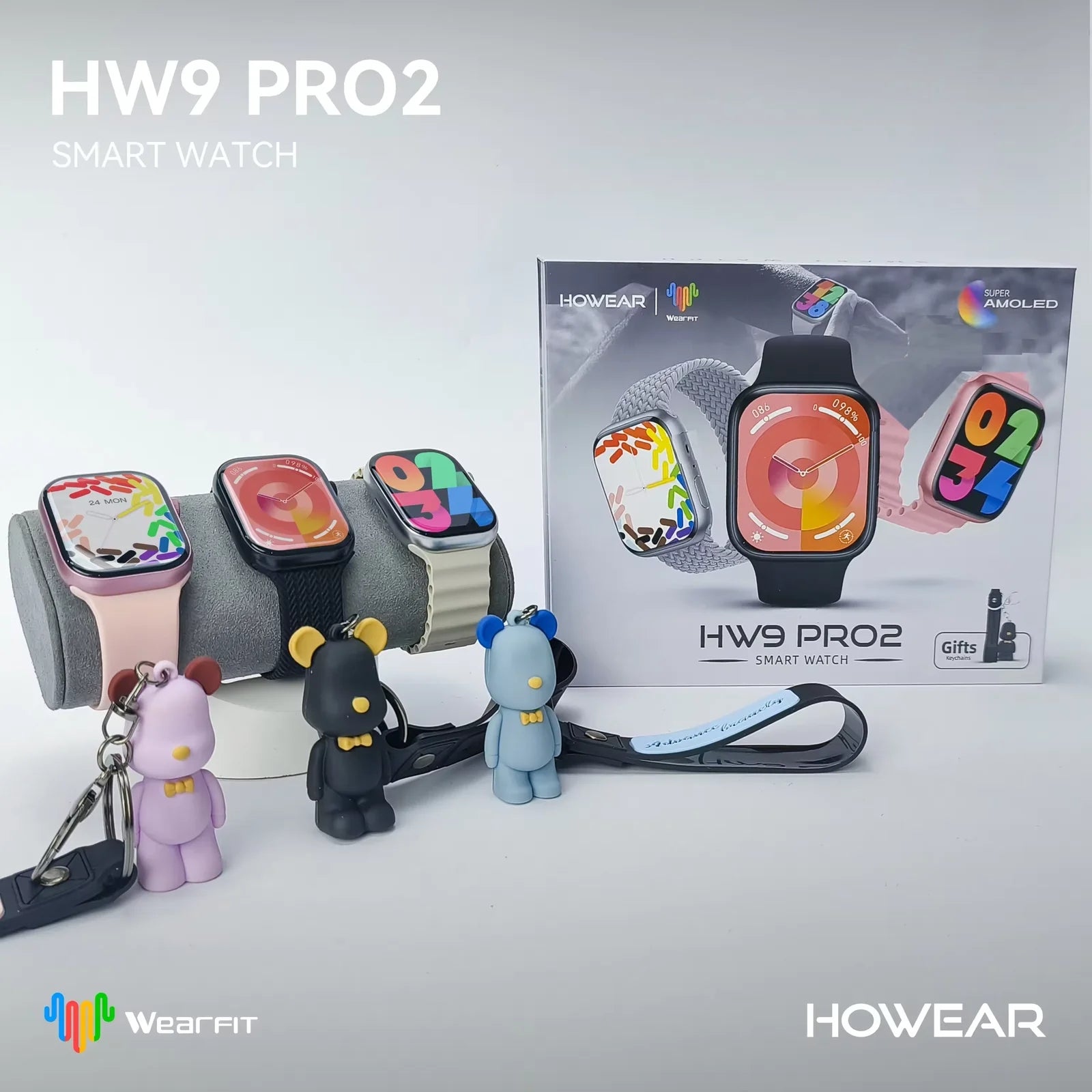 HW9 Pro 2 pametni sat + 3 narukvice