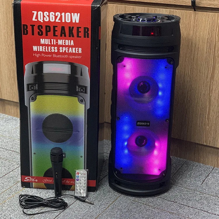 Karaoke bluetooth zvučnik ZQS 6210W + mikrofon