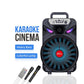 Bluetooth zvucnik karaoke 8 inca sa led svetlom
