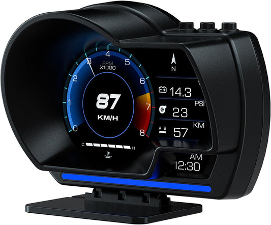 Head Up Displej za auto OBD2+GPS sa alarmom za prekoračenje brzine P6